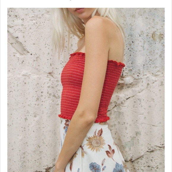 red cleo tube top - Picture 2 of 5